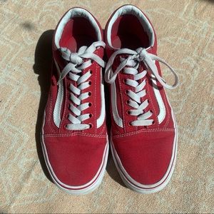 Red Old Skool Vans